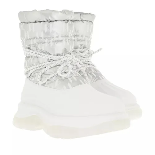 Karl Lagerfeld Boots & Ankle Boots - LUNA Monogram Ankle Boot - silver - Boots & Ankle Boots for ladies