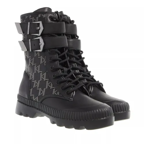 Karl Lagerfeld Boots & Ankle Boots - Trekka II Kc Hi Kuff Buckle Boot - black - Boots & Ankle Boots for ladies