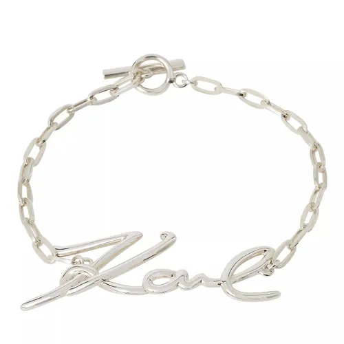 Karl Lagerfeld Bracelets - K/Signature Armband - silver - Bracelets for ladies
