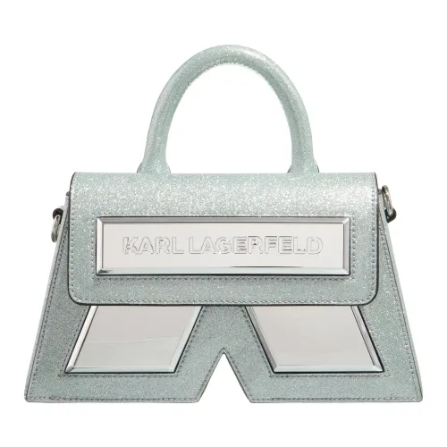 Karl Lagerfeld Crossbody Bags - Icon K Sp Cb Glitter - blue - Crossbody Bags for ladies