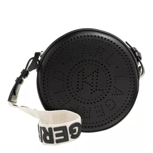 Karl Lagerfeld Crossbody Bags - K/Circle Round Cb Perforated - black - Crossbody Bags for ladies
