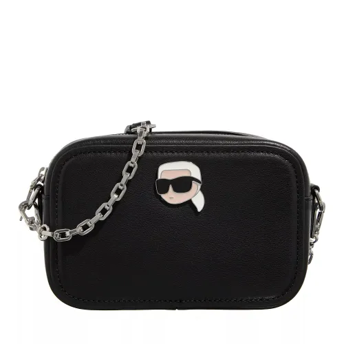 Karl Lagerfeld Crossbody Bags - K/Ikonik 2.0 Leather Cmb Pin - black - Crossbody Bags for ladies