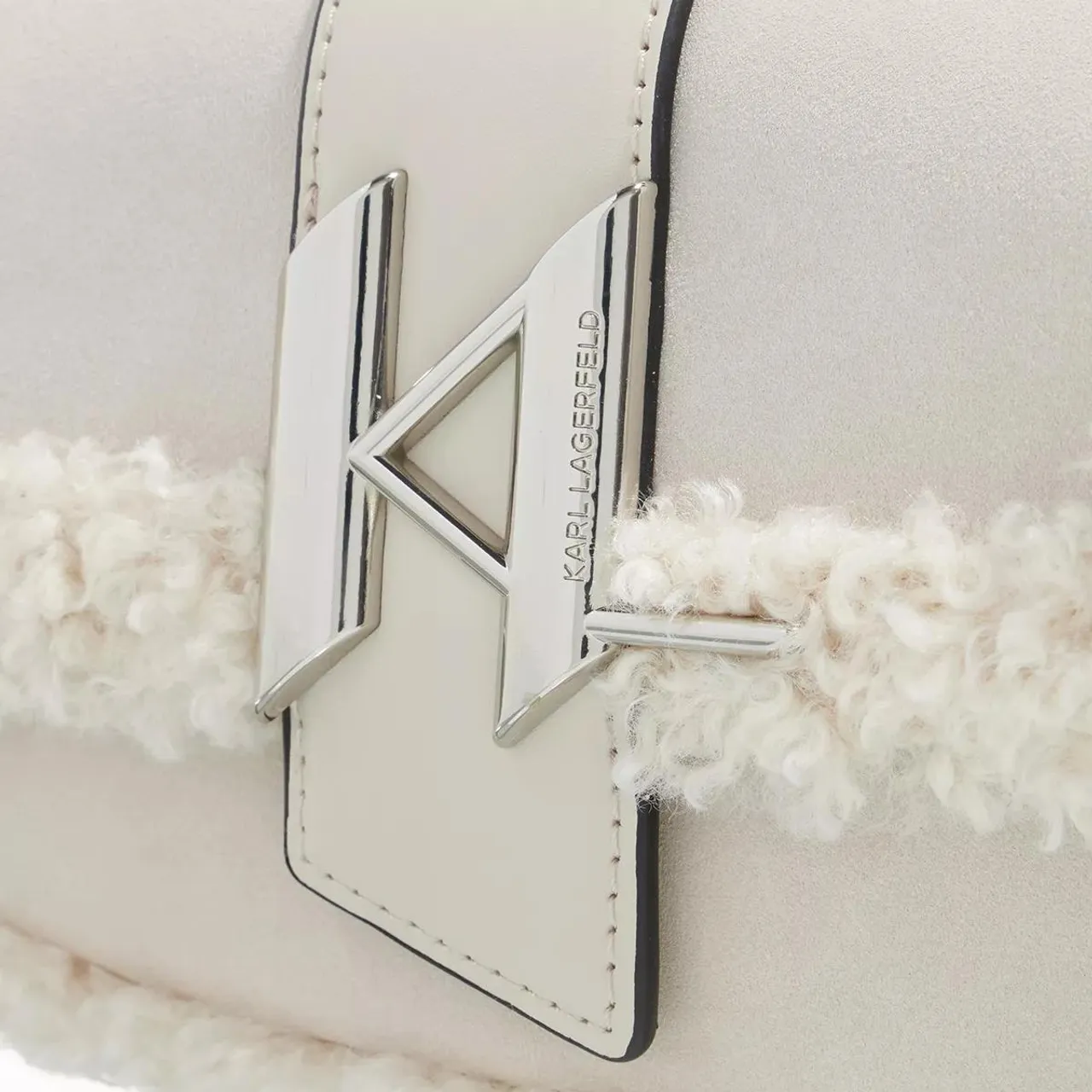 Karl Lagerfeld Crossbody Bags - K/Saddle Sp Sm Shb Suede Shear - creme - Crossbody Bags for ladies