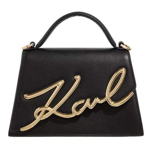 Karl Lagerfeld Crossbody Bags - K/Signature 2.0 Md Crossbody - black - Crossbody Bags for ladies