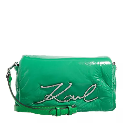 Karl Lagerfeld Crossbody Bags - K/Signature Soft Shb Nylon - green - Crossbody Bags for ladies