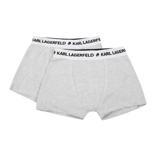 Karl Lagerfeld , Gray Boxer Underpants Set ,Gray unisex, Sizes: