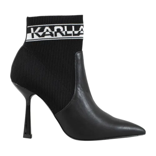 Karl Lagerfeld , Heeled Boots ,Black female, Sizes: