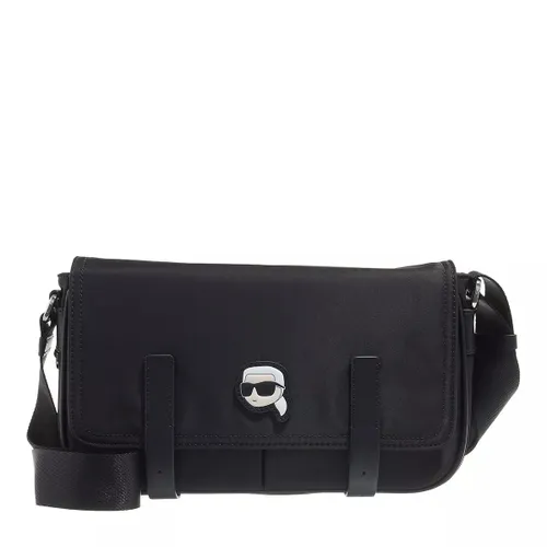 Karl Lagerfeld Hobo Bags - Ikonik 2.0 Nylon Crossbody - black - Hobo Bags for ladies