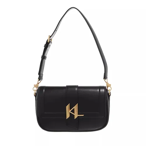 Karl Lagerfeld Hobo Bags - K/Saddle Crossbody Bag - black - Hobo Bags for ladies