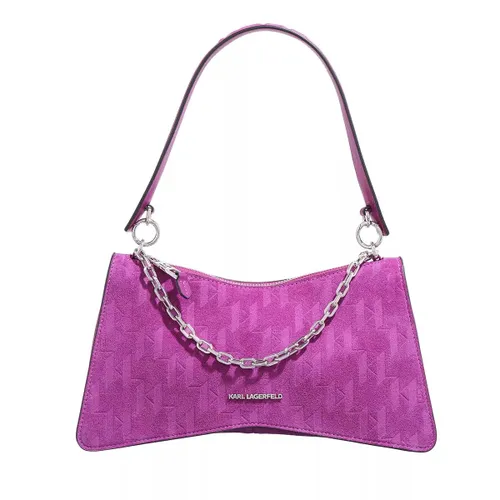 Karl Lagerfeld Hobo Bags - K/Seven Element Sp Shb Suede - violet - Hobo Bags for ladies