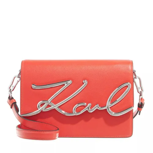 Karl Lagerfeld Hobo Bags - Signature Md Shoulderbag - red - Hobo Bags for ladies