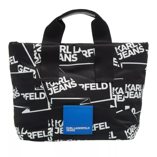 Karl Lagerfeld Jeans Crossbody Bags - Folded Logo Tote - black - Crossbody Bags for ladies