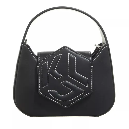 Karl Lagerfeld Jeans Crossbody Bags - Hexagon Nano Bag - black - Crossbody Bags for ladies