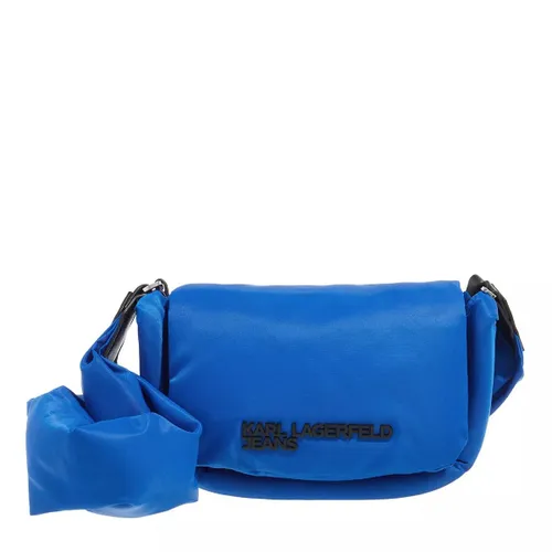 Karl Lagerfeld Jeans Crossbody Bags - Padded Nylon Pouchette - blue - Crossbody Bags for ladies