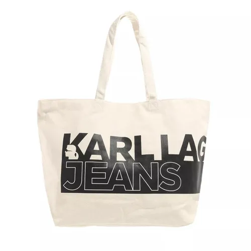 Karl Lagerfeld Jeans Shopping Bags - Ew Canvas Shopper - beige - Shopping Bags for ladies
