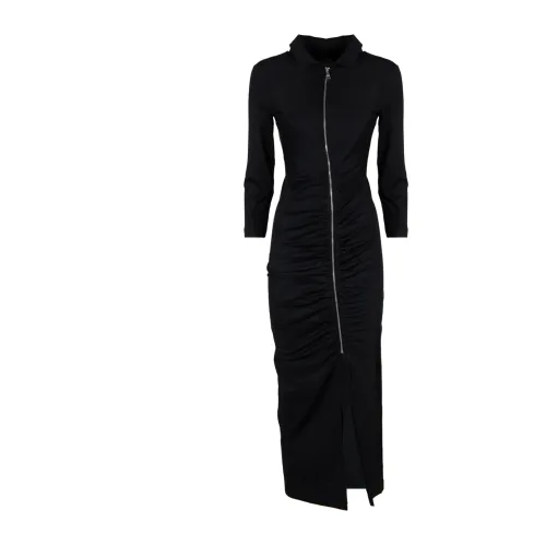 Karl Lagerfeld , Jersey Shirt Dress ,Black female, Sizes: