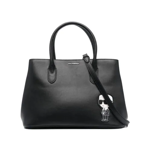 Karl Lagerfeld , K/ikonik 2.0 Leather EW Tote Bag ,Black female, Sizes: ONE SIZE