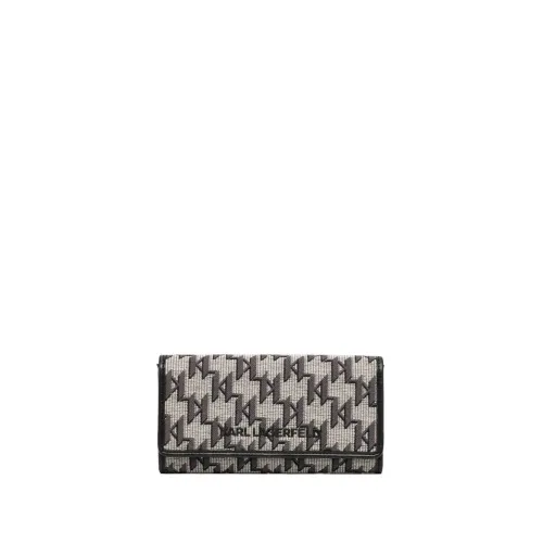 Karl Lagerfeld , K/monogram jkrd cont. wallet ,Multicolor female, Sizes: ONE SIZE
