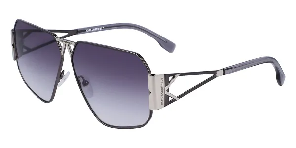 Karl Lagerfeld KL 339S 040 Men's Sunglasses Silver Size 61