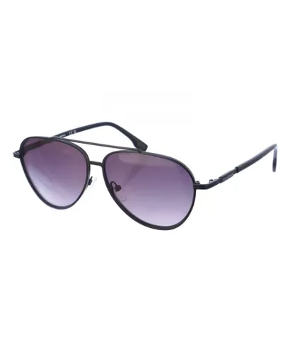 Karl Lagerfeld KL344S Mens aviator metal sunglasses - Black - One