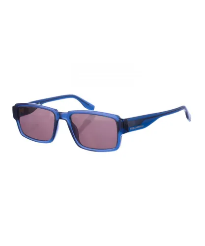 Karl Lagerfeld KL6070S Mens rectangular shaped acetate sunglasses - Blue - One
