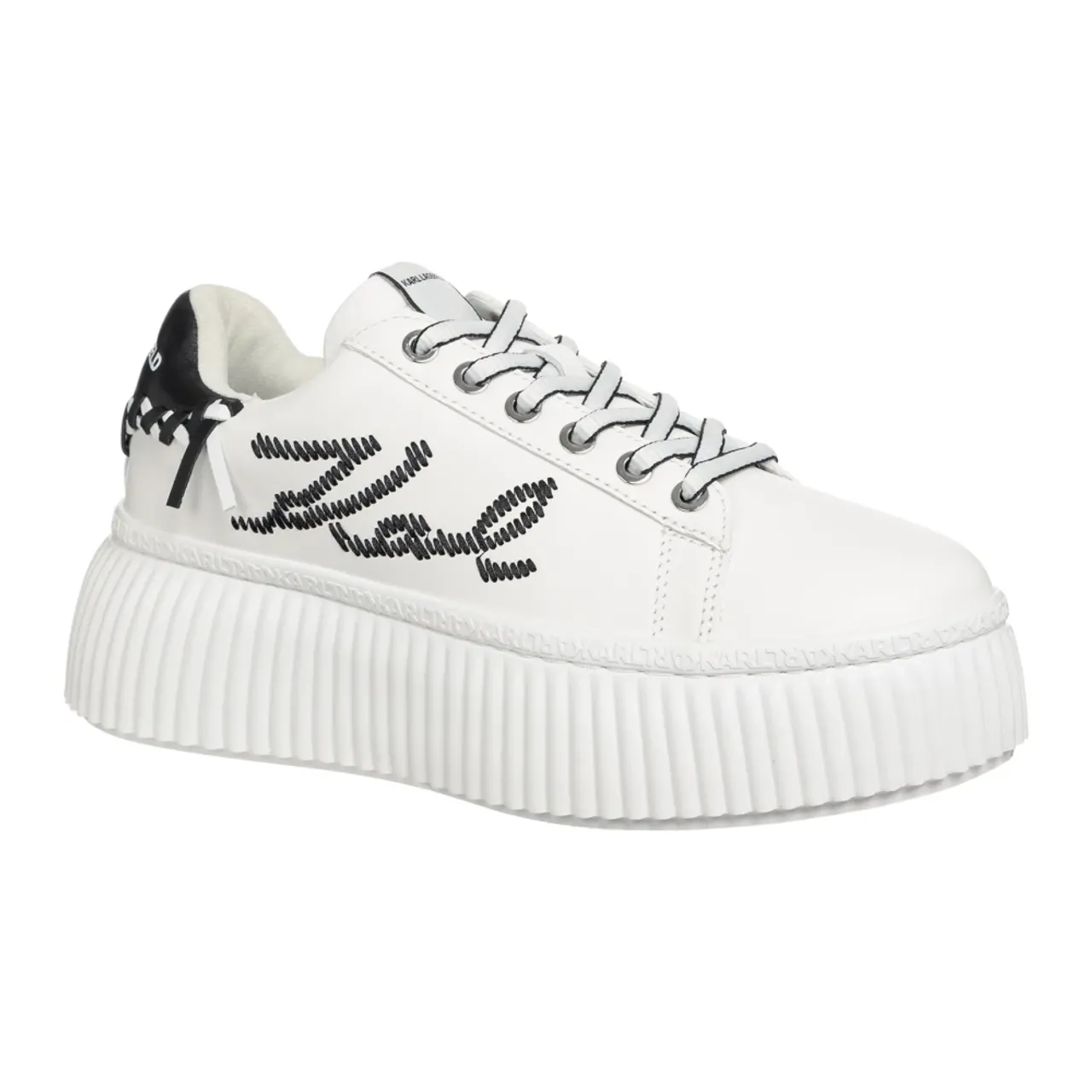 Karl Lagerfeld , Kreeper Lo Sneakers ,White female, Sizes: