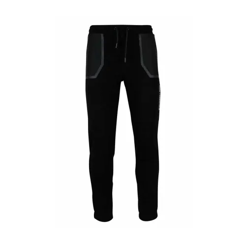 Karl Lagerfeld , Logo Side Stripe Sweatpants ,Black male, Sizes: