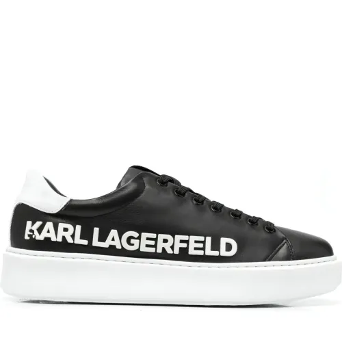 Karl Lagerfeld , maxi kup karl sneakers ,Black male, Sizes: