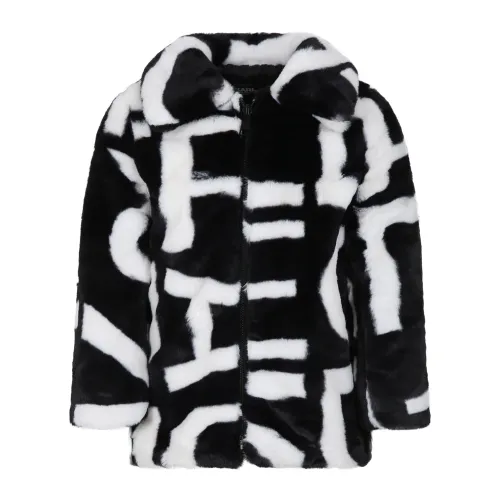 Karl Lagerfeld , Multicolor Faux Fur Jacket for Children ,Multicolor unisex, Sizes: