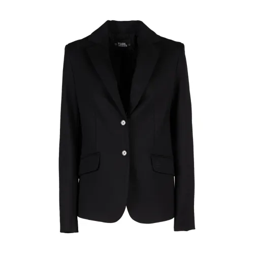 Karl Lagerfeld , Punto Jacket ,Black female, Sizes: