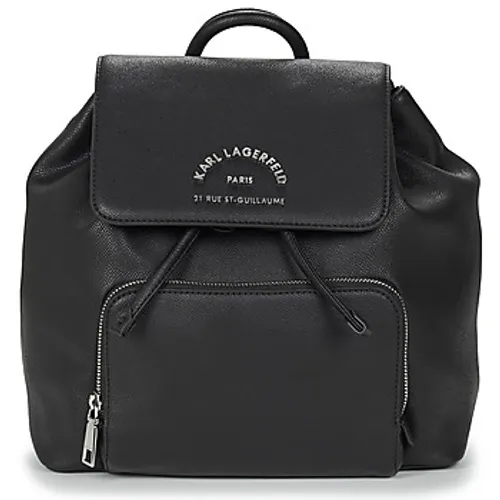 Karl Lagerfeld  RSG METAL FLAP BP  women's Backpack in Black