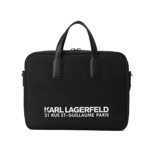 Karl Lagerfeld , Rue St-Guillaume briefcase ,Black unisex, Sizes: ONE SIZE