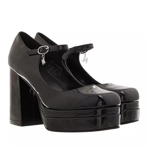 Karl Lagerfeld Sandals - Strada Mary Jane Leather - black - Sandals for ladies
