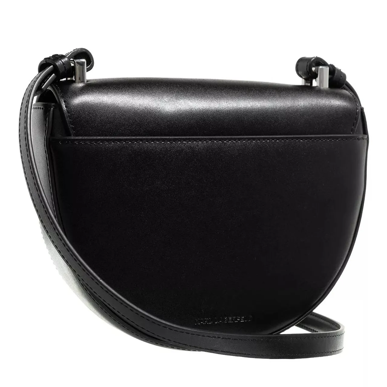 Karl Lagerfeld Satchels - Signature Small Saddle Bag - black - Satchels for ladies