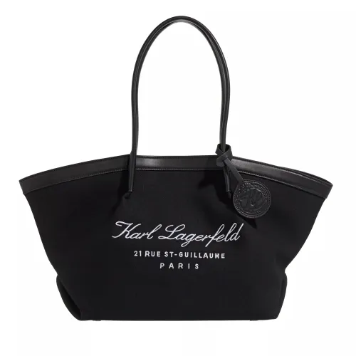 Karl Lagerfeld Shopping Bags - Hotel Karl Md Tote Canvas - black - Shopping Bags for ladies