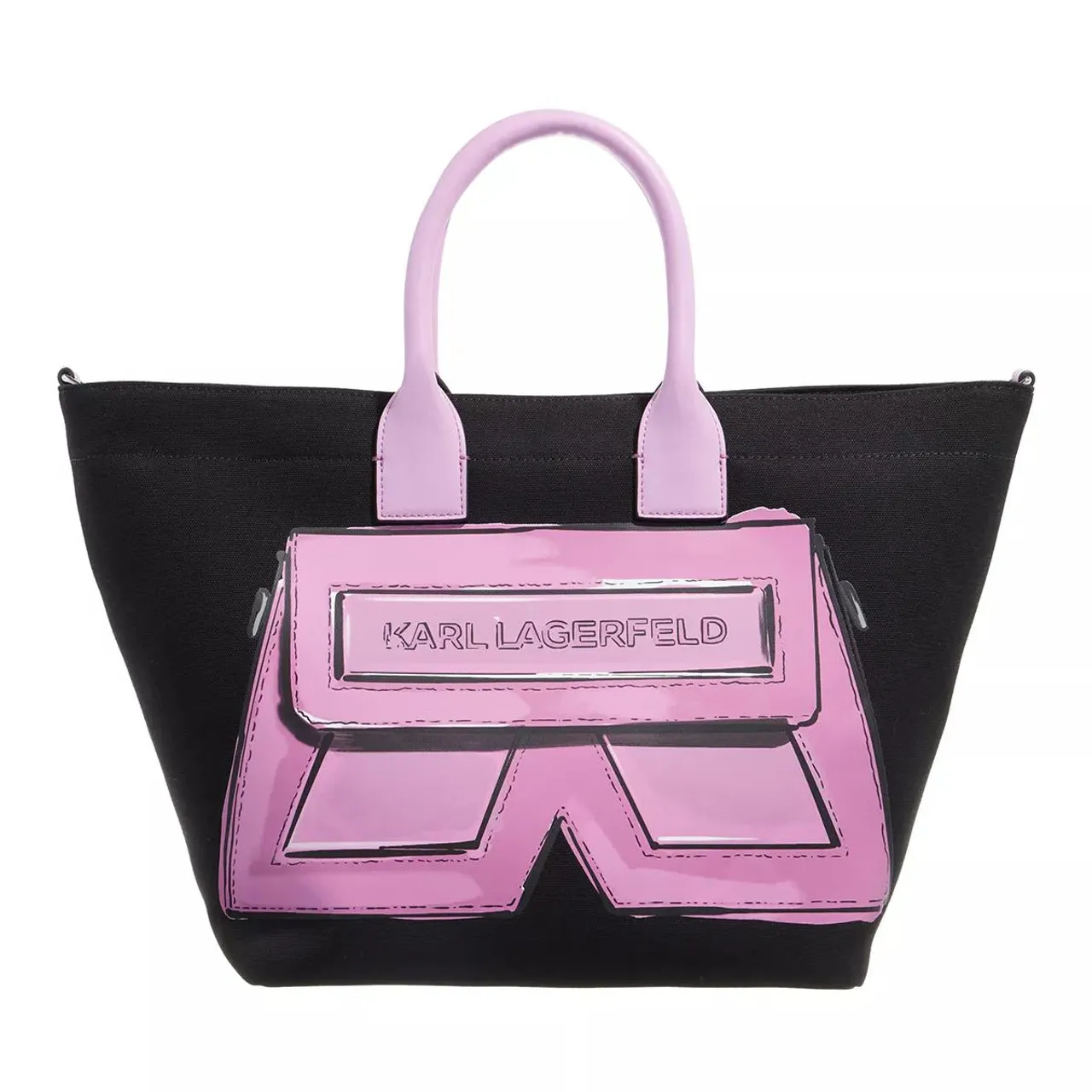 Karl Lagerfeld Shopping Bags - Icon K Canvas Shopper - black - Shopping Bags for ladies