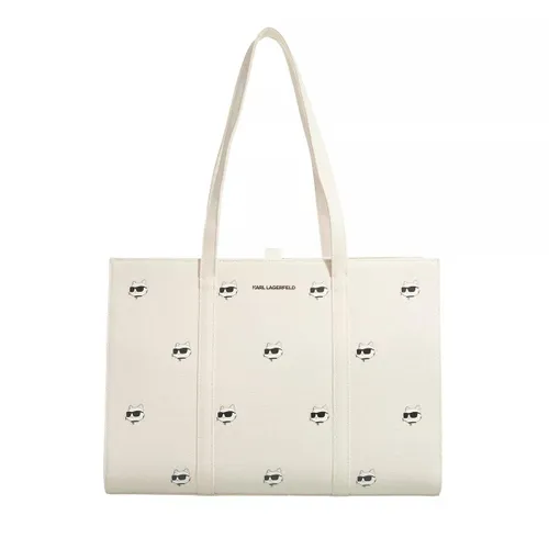 Karl Lagerfeld Shopping Bags - K/Ikonik 2.0 Karl Aop Shopper - creme - Shopping Bags for ladies