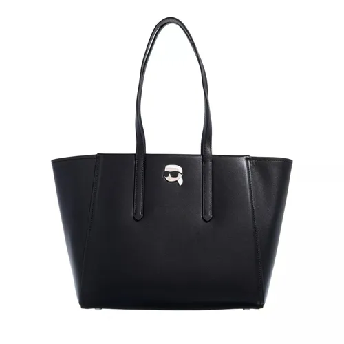 Karl Lagerfeld Shopping Bags - K/Ikonik 2.0 Leather Tote Pin - black - Shopping Bags for ladies