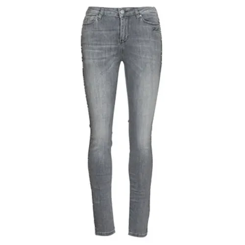 Karl Lagerfeld  SKINNY DENIMS W/ CHAIN  women's Skinny Jeans in Grey
