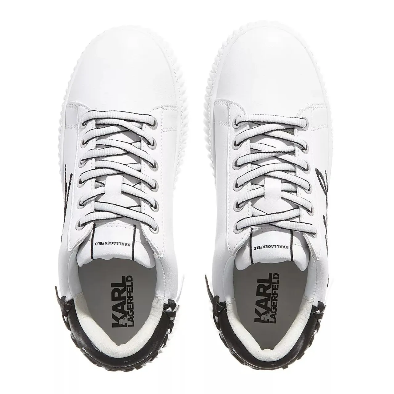 Karl Lagerfeld Sneakers - Kreeper Lo Whipstitch Lo Lace - white - Sneakers for ladies