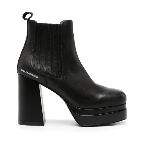 Karl Lagerfeld , Stylish Boots ,Black female, Sizes:
