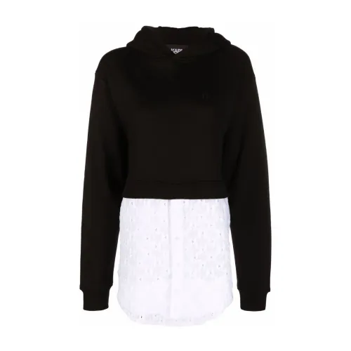 Karl Lagerfeld , Sweatshirt ,Black female, Sizes: