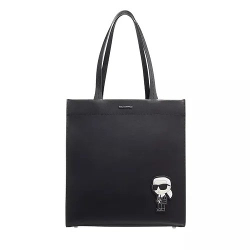 Karl Lagerfeld Tote Bags - Ikonik 2.0 Leather Tote - black - Tote Bags for ladies