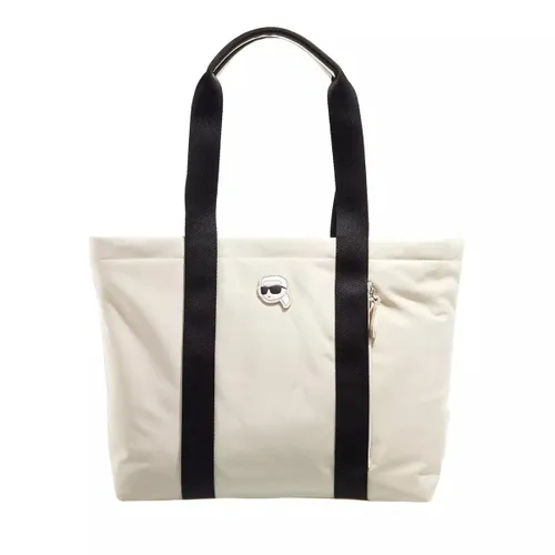 Karl Lagerfeld Tote Bags - Ikonik 2.0 Nylon Zip Tote - beige - Tote Bags for ladies
