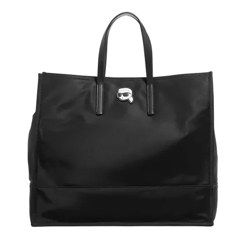 Karl Lagerfeld Tote Bags - Ikonik Nylon Tote - black - Tote Bags for ladies