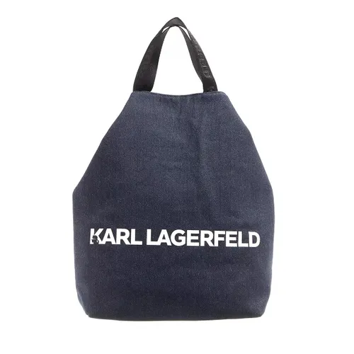 Karl Lagerfeld Tote Bags - K/Logo Denim Canvas Shopper - blue - Tote Bags for ladies