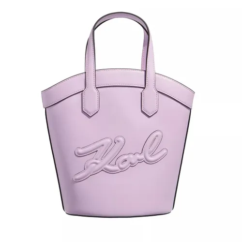 Karl Lagerfeld Tote Bags - K/Signature Tulip Sm Tote - purple - Tote Bags for ladies