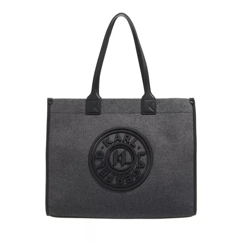 Karl Lagerfeld Tote Bags - K/Skuare Lg Tote Felt - grey - Tote Bags for ladies