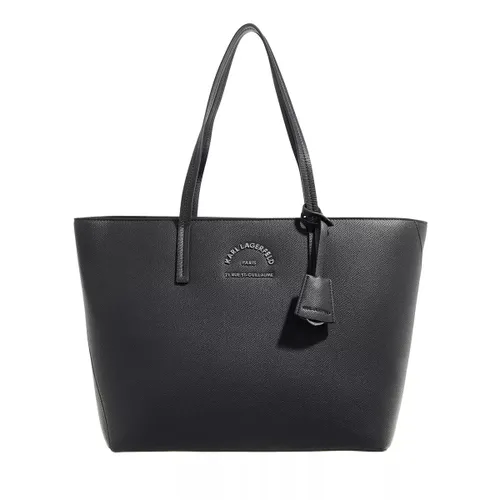 Karl Lagerfeld Tote Bags - Rsg Metal Lg Tote - black - Tote Bags for ladies