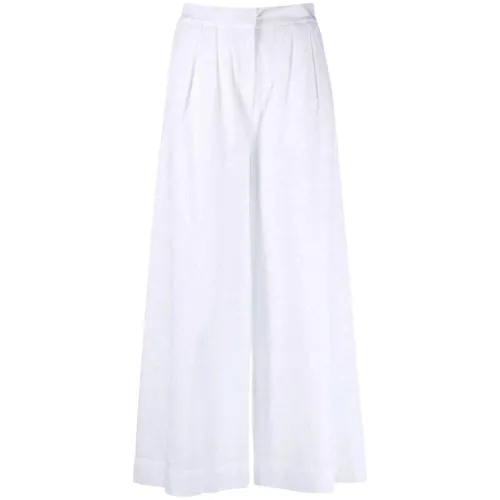 Karl Lagerfeld , Wide Trousers ,White female, Sizes: